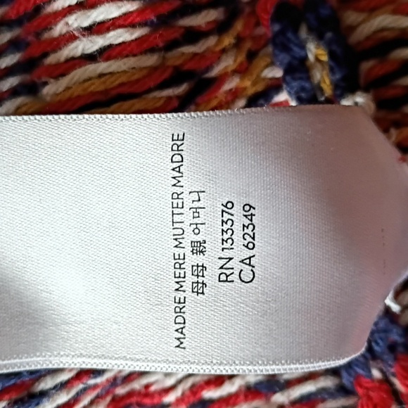 MOTHER Belted Fringe Cardigan Sweater sz S - Picture 13 of 15